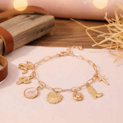 Cowboy Charm Bracelet